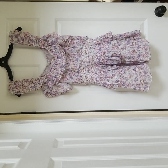 LoveShackFancy Shanely Ruffled Mini Dress - Picture 7 of 15